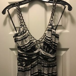 Sky Dress Chain Cross Over back Beautiful.